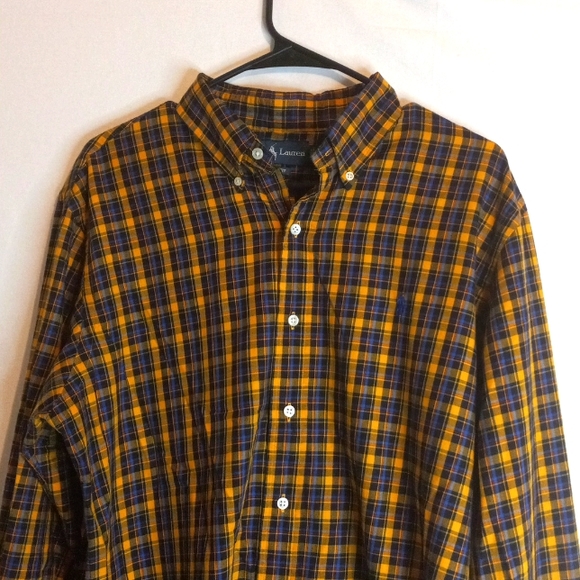 Polo Ralph Lauren Casual Custom Fit Button Down Checker Shirt (L) - Picture 2 of 4